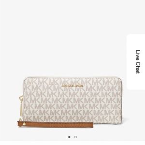 NWT Large Logo Continental Wallet